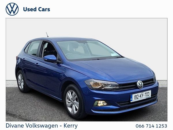 Volkswagen Polo Hatchback, Petrol, 2019, Blue