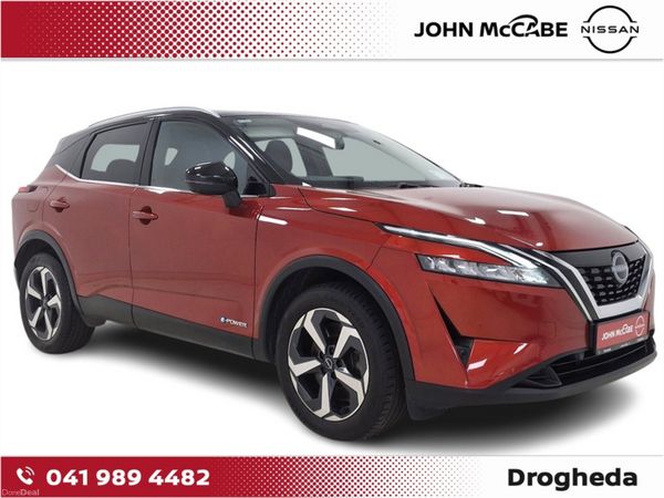 Nissan Qashqai MPV, Petrol Hybrid, 2023, Orange