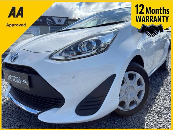 Toyota Aqua Hatchback, Petrol Hybrid, 2020, White