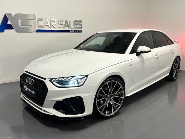Audi A4 Saloon, Diesel Hybrid, 2022, White