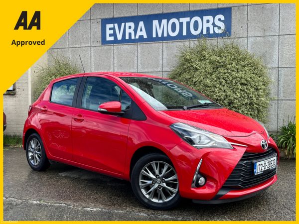 Toyota Yaris Hatchback, Petrol, 2017, Red