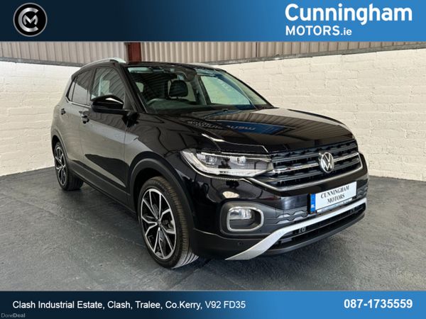 Volkswagen T-Cross Hatchback, Petrol, 2021, Black