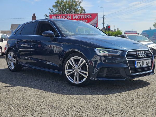 Audi A3 Hatchback, Diesel, 2017, Blue