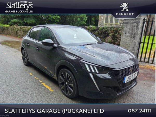 Peugeot 208 Hatchback, Electric, 2023, Black