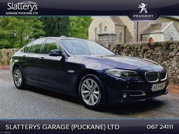 BMW 5-Series Saloon, Diesel, 2014, Blue