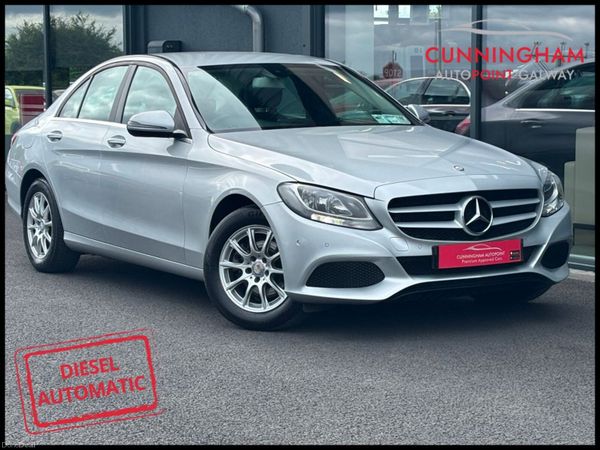 Mercedes-Benz C-Class Saloon, Diesel, 2016, Silver