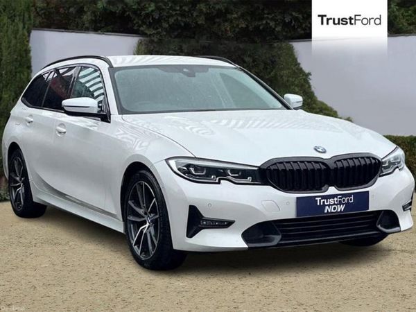 BMW 3-Series Estate, Petrol, 2020, White
