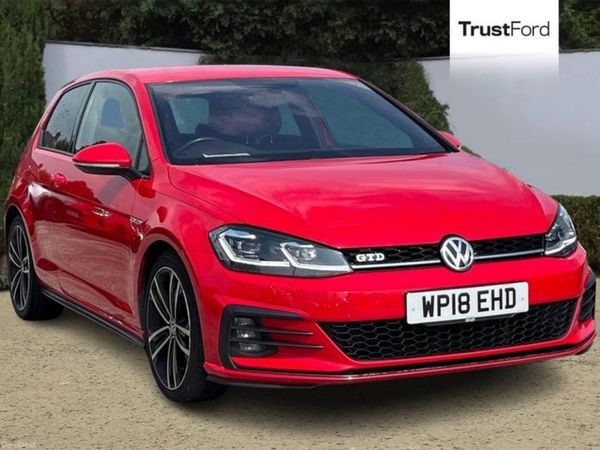 Volkswagen Golf Hatchback, Diesel, 2018, Red