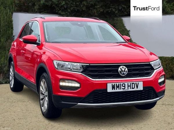Volkswagen T-Roc Hatchback, Petrol, 2019, Red