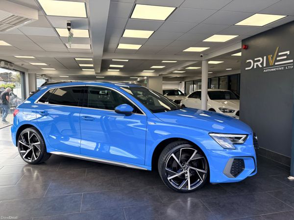 Audi A3 Hatchback, Petrol Hybrid, 2022, Blue