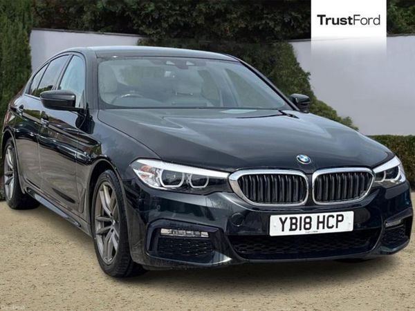 BMW 5-Series Saloon, Diesel, 2018, Black