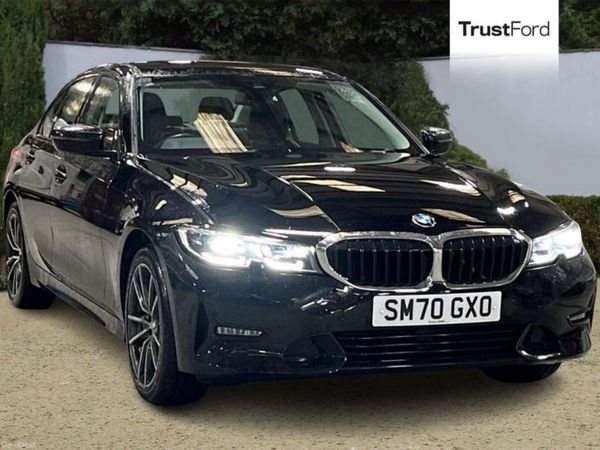 BMW 3-Series Saloon, Petrol, 2020, Black