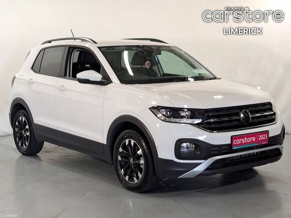 Volkswagen T-Cross Hatchback, Petrol, 2023, White