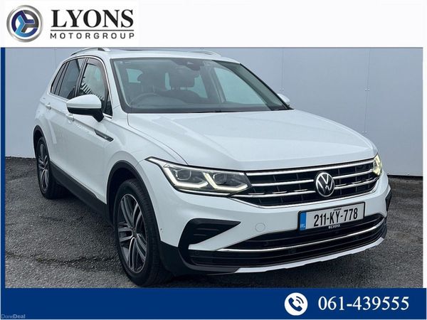 Volkswagen Tiguan SUV, Diesel, 2021, White