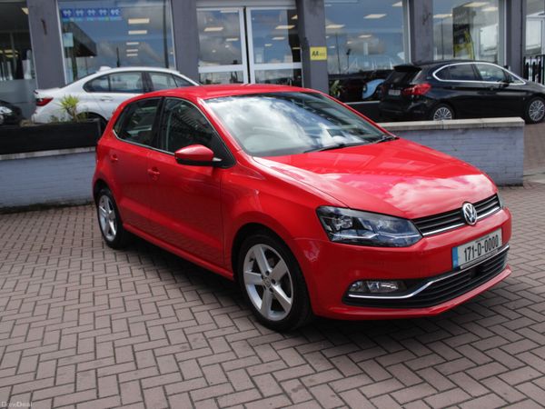 Volkswagen Polo Hatchback, Petrol, 2017, Red