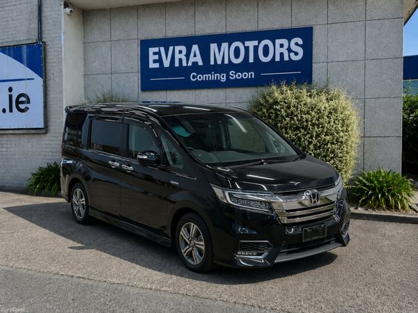 Honda Stepwagon MPV, Petrol Hybrid, 2019, Black