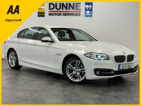 BMW 5-Series Saloon, Diesel, 2016, White