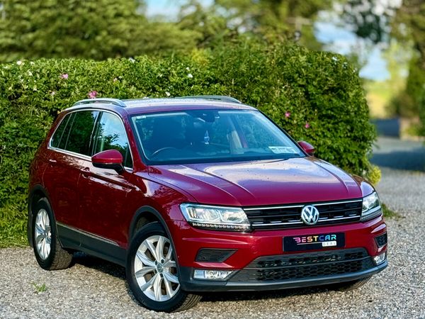 Volkswagen Tiguan SUV, Diesel, 2016, Red