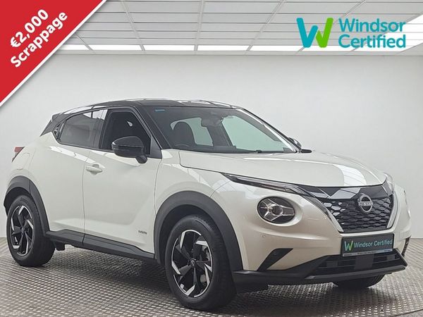 Nissan Juke SUV, Petrol Hybrid, 2024, White