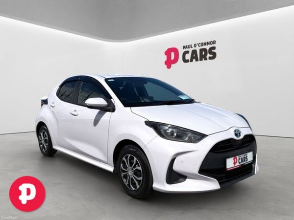 Toyota Yaris Hatchback, Petrol Hybrid, 2021, Red