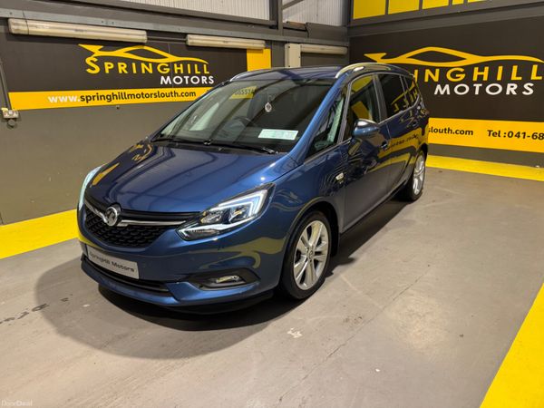 Vauxhall Zafira MPV, Petrol, 2017, Blue