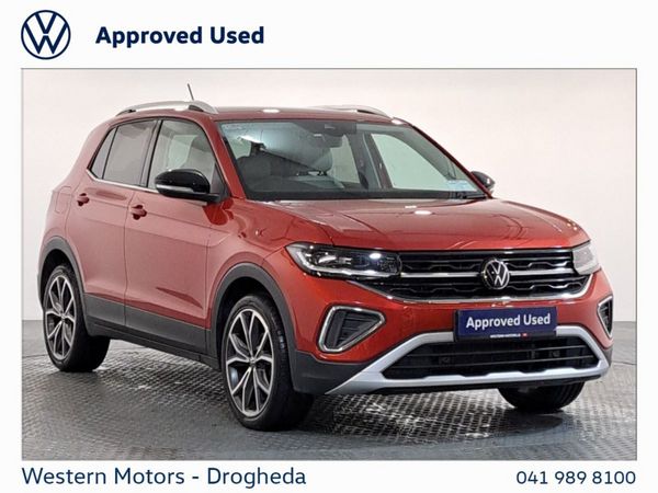 Volkswagen T-Cross SUV, Petrol, 2024, Red