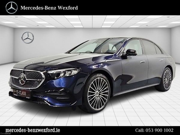 Mercedes-Benz E-Class Saloon, Diesel Plug-in Hybrid, 2026, Blue