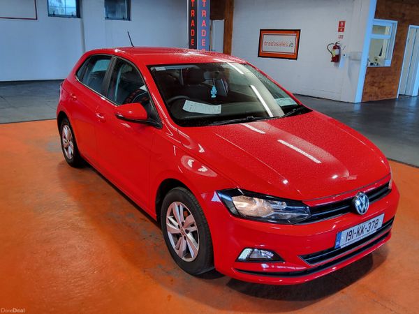 Volkswagen Polo Hatchback, Petrol, 2019, Red