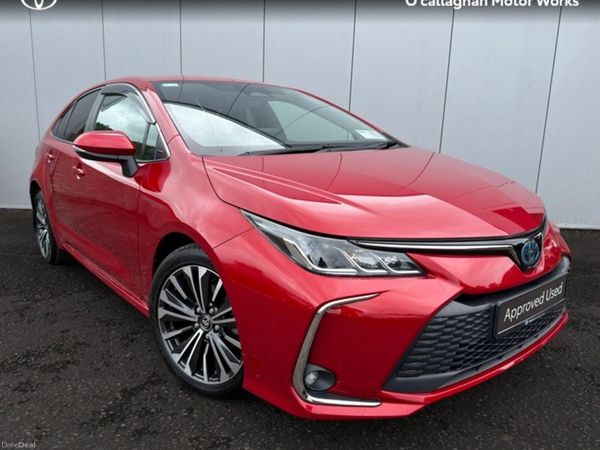 Toyota Corolla Saloon, Petrol Hybrid, 2024, Red