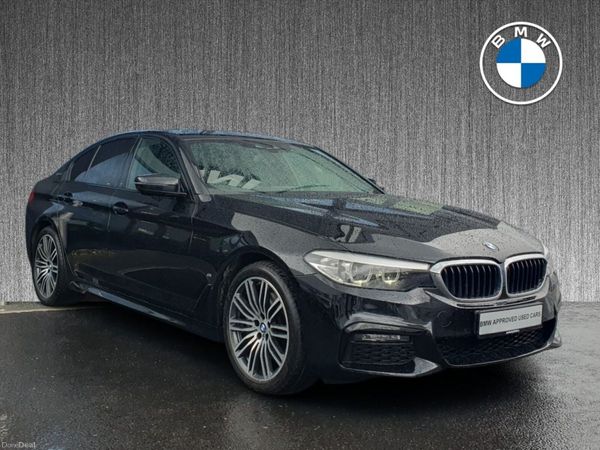 BMW 5-Series Saloon, Petrol Plug-in Hybrid, 2019, Black