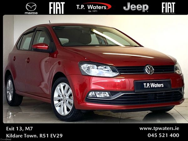 Volkswagen Polo Hatchback, Petrol, 2017, Red