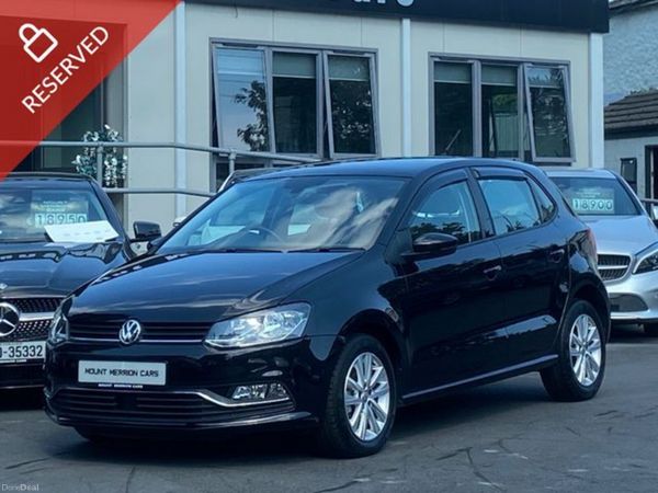 Volkswagen Polo Hatchback, Petrol, 2016, Black
