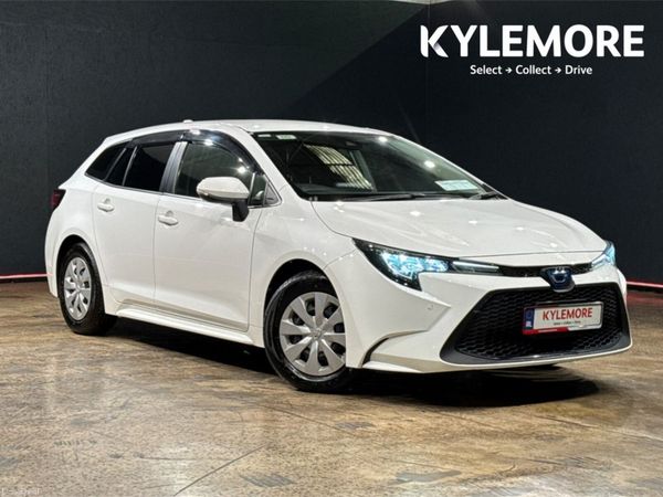 Toyota Corolla Estate, Petrol Hybrid, 2022, White
