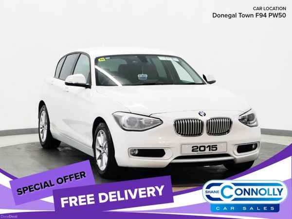 BMW 1-Series Hatchback, Petrol, 2015, White