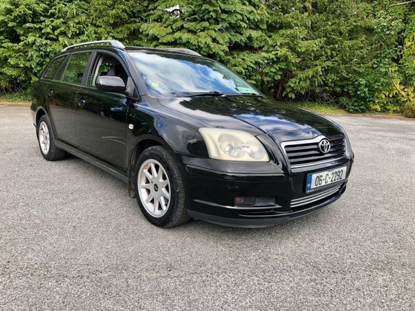 Toyota Avensis Estate, Petrol, 2006, Black