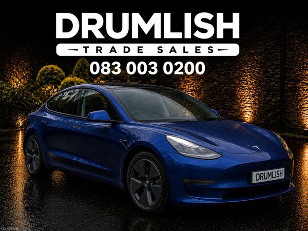 Tesla Model 3 Saloon, Electric, 2022, Blue