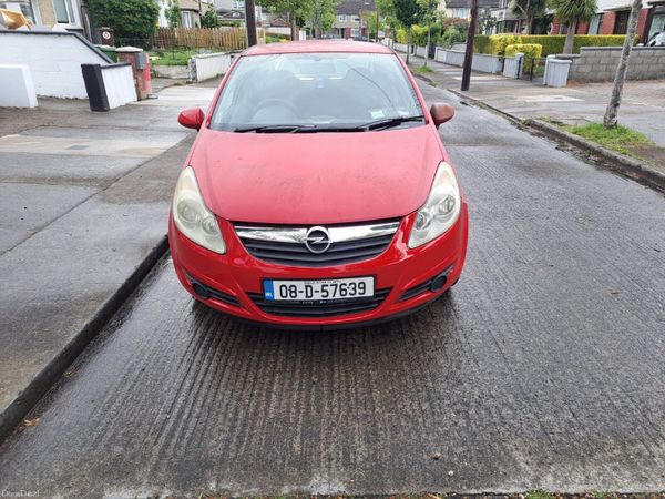 Opel Corsa Hatchback, Petrol, 2008, Red
