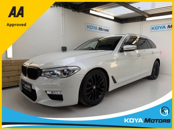 BMW 5-Series Estate, Diesel, 2017, White