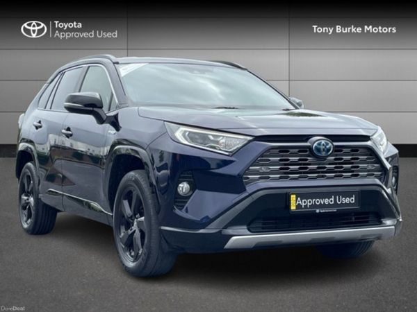 Toyota RAV4 SUV, Petrol Hybrid, 2021, Blue