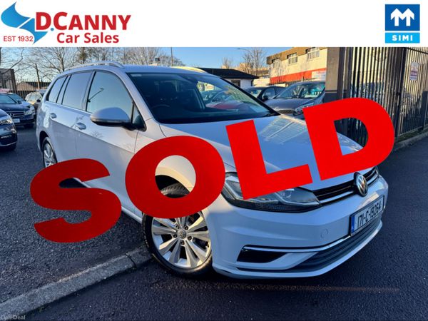 Volkswagen Golf Estate, Petrol, 2017, White