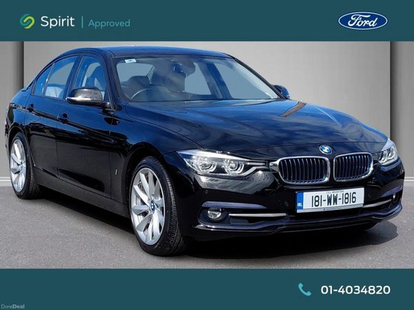 BMW 3-Series Saloon, Petrol Plug-in Hybrid, 2018, Black