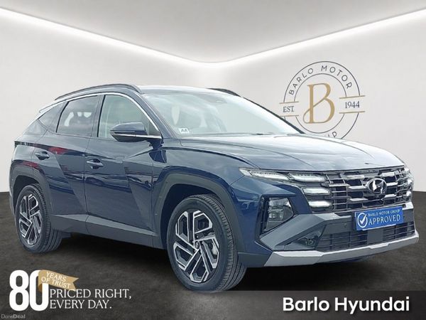 Hyundai Tucson SUV, Petrol Hybrid, 2024, Blue