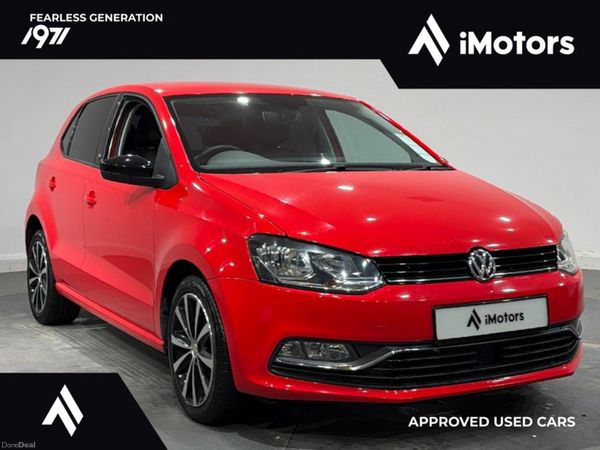 Volkswagen Polo Hatchback, Petrol, 2017, Red