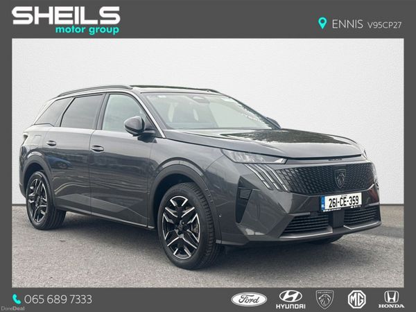 Peugeot 5008 MPV, Petrol, 2026, Grey