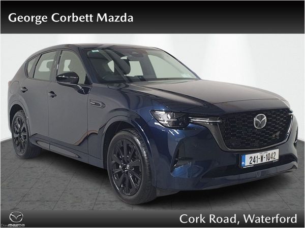 Mazda CX-60 SUV, Petrol Plug-in Hybrid, 2024, Blue