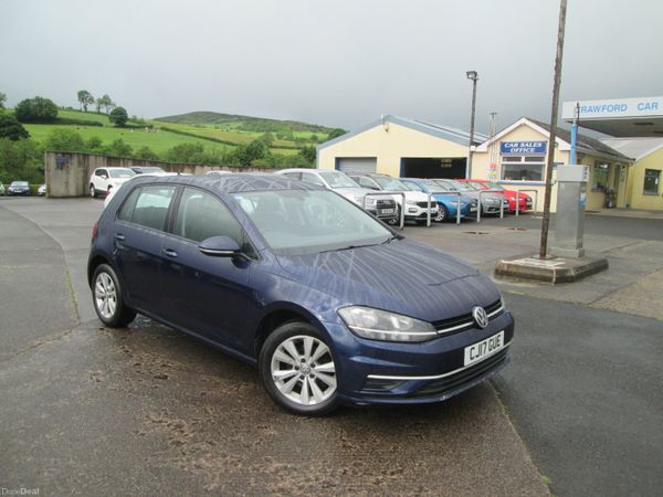 Volkswagen Golf Hatchback, Diesel, 2017, Blue
