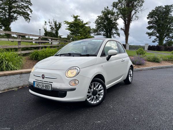 Fiat 500 Hatchback, Petrol, 2014, White