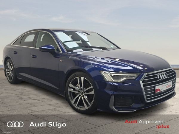 Audi A6 Saloon, Diesel, 2021, Blue