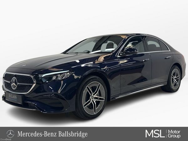 Mercedes-Benz E-Class Saloon, Petrol Plug-in Hybrid, 2026, Blue