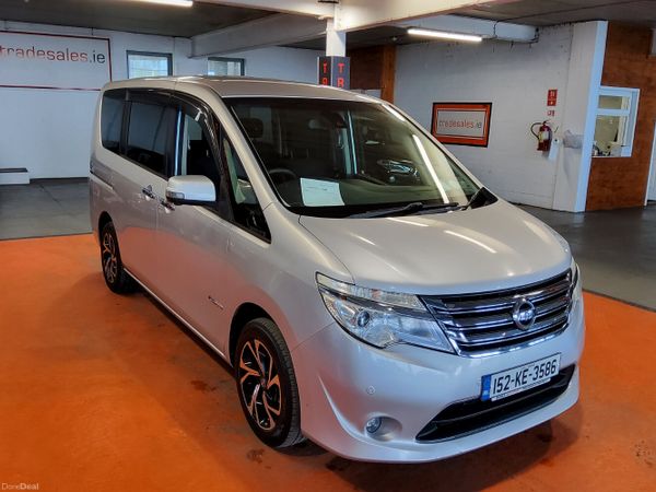 Nissan Serena MPV, Petrol Hybrid, 2015, Silver